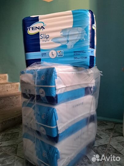 Памперсы одноразовые для взрослых (размер L)