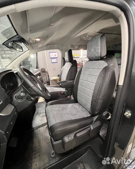 Чехлы из алькантары Peugeot Traveller 8 мест