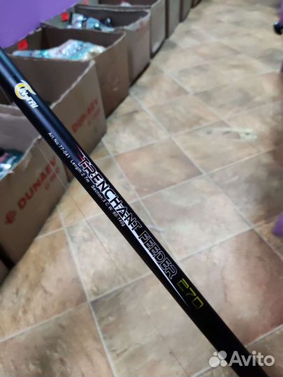 Фидерное удилище с катушкой