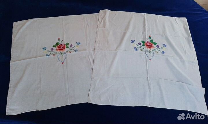 Комплект изо льна на Сталинский диван с валиками