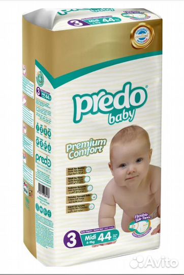 Подгузники Predo baby 3 Midi 4-9кг