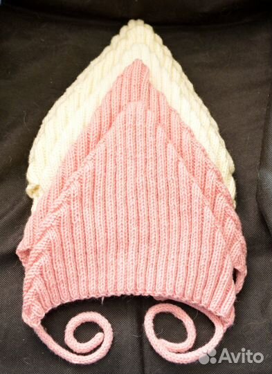 Детская шапка на весну. Ручная вязка. Размер 50-52