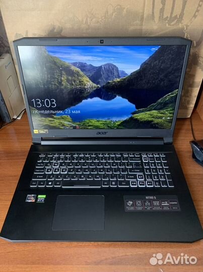 Ноутбук Aser nitro5/3080