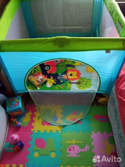 Манеж Babyton Blue-Green