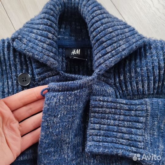 Кардиган пуловер мужской шерстяной HM H&M