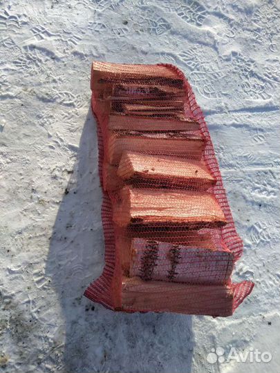 Дрова в мешках березовые