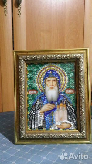 Икона из бисера 