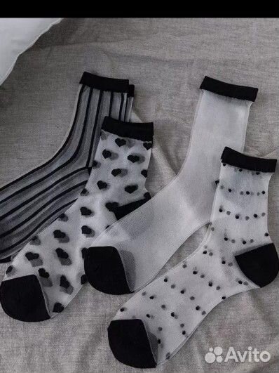 Прозрачные носки 36 - 39 женские