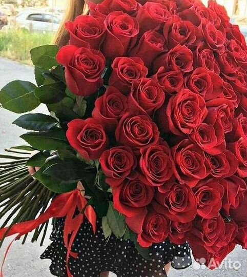 Высокие розы Букеты с доставкой