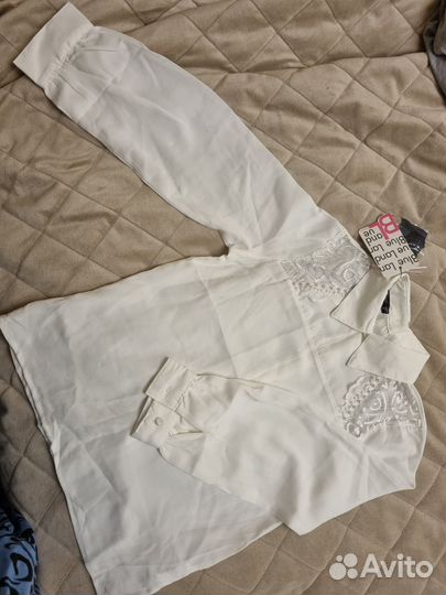 Блузка школьная 128 134