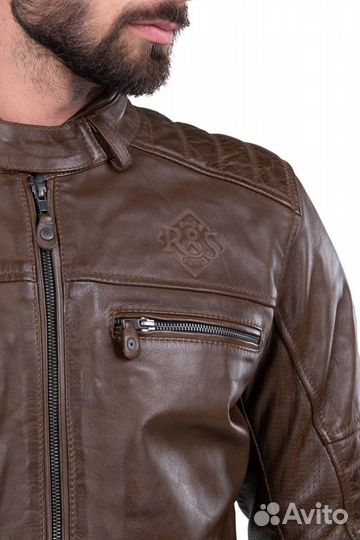 Motorradjacke Ride&Sons Getaway Braun Коричневый