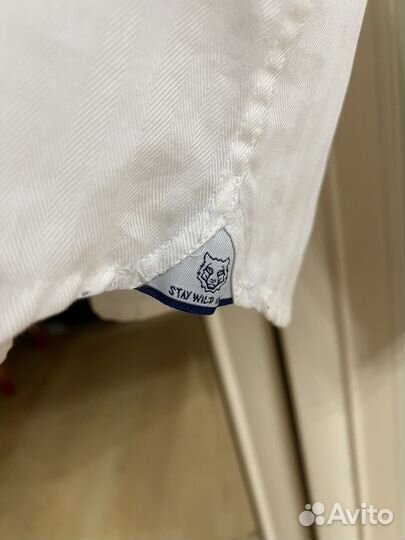 Белая рубашка с бабачкой Acoola, размер 110