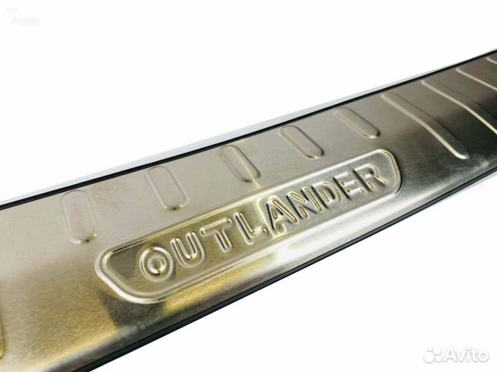 Накладка заднего бампера Nissan Qahqai хром A6874