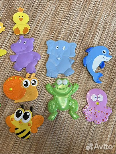 Игрушки для ванной на присосках