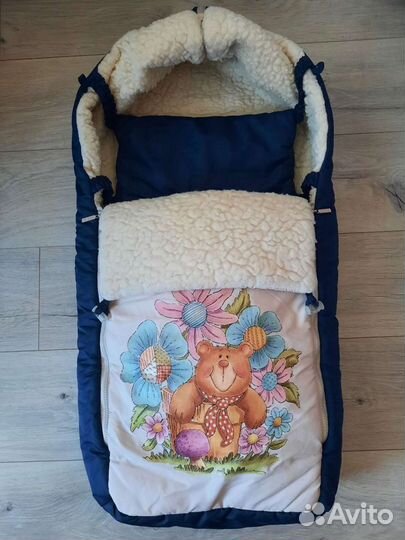 Конверт меховой в коляску