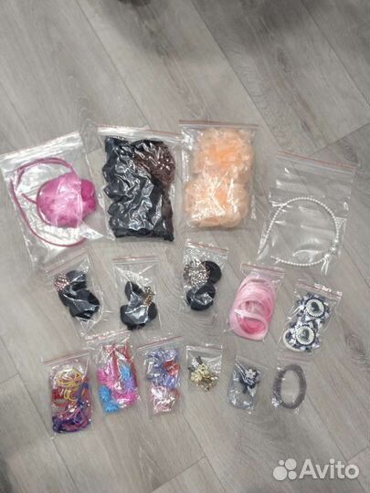 Резинки, бантики, ободки, заколки