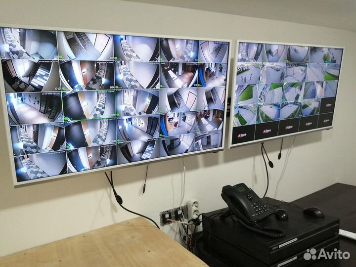 Установка системы видеонаблюдения