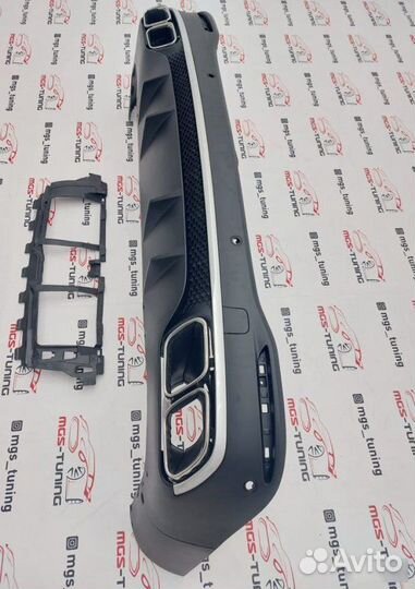 Диффузор с хром насадками 63 Chrome на GLS X167