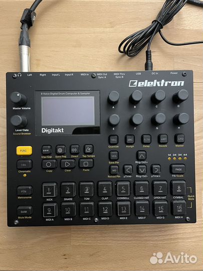 Сэмплер Elektron digitakt