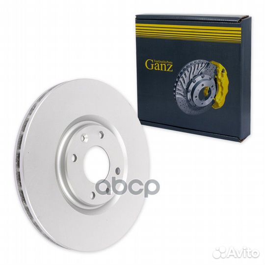 Диск тормозной передний с покрытием citroen C4