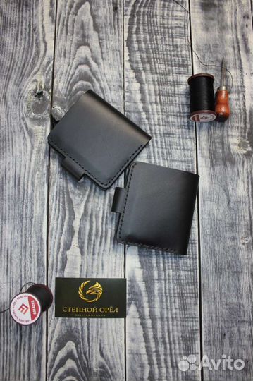Карманное портмоне ручной работы из кожи