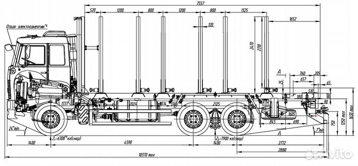 МАЗ 6317F9-544-000 с КМУ, 2022