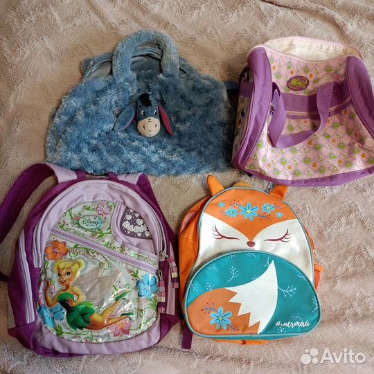 Рюкзаки и сумки для девочки