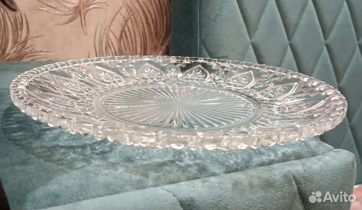 Блюдо Хрусталь