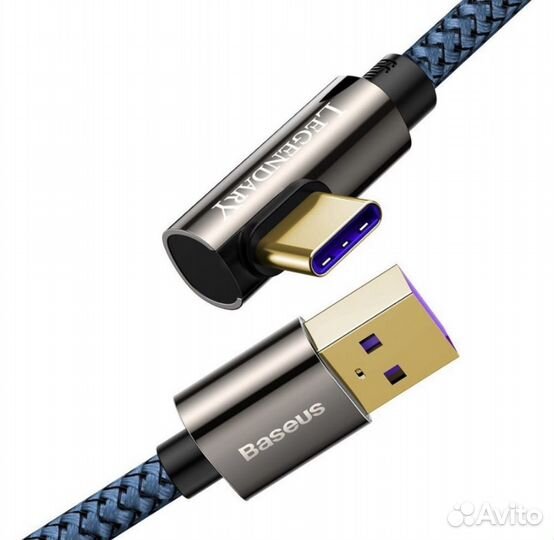 Угловой кабель Baseus Legend Series Type-C 66W 2m