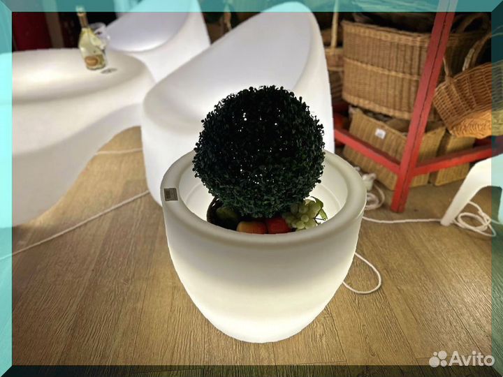 Кашпо с подсветкой