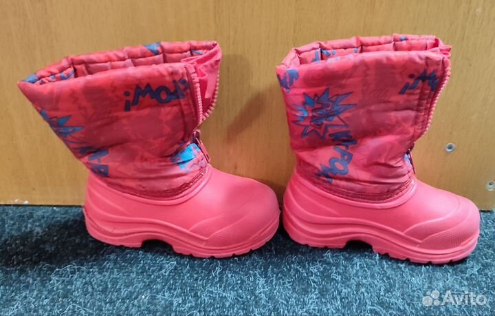 Сноубутсы для девочки, р.23
