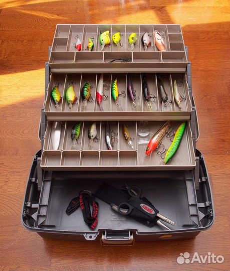 Удилища и катушки для троллинга, воблеры