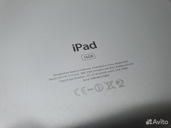 Apple iPad 2 16Gb (A1395) на запчасти