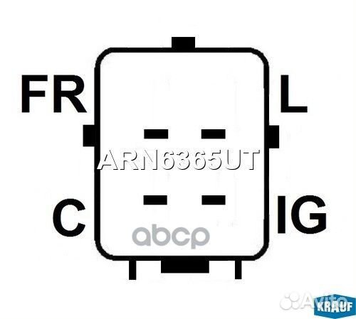 Регулятор генератора arn6365ut Krauf