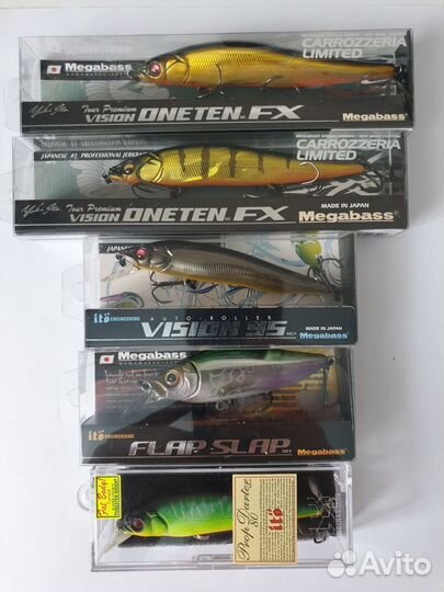 Воблеры Megabass Oneten, Kanata,Vision,PoP MAX
