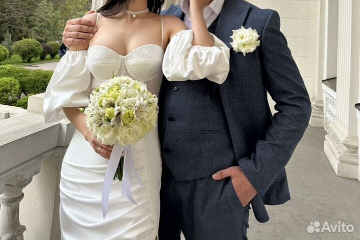 Свадебное платье 42 44 рыбка