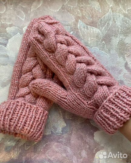 Варежки и митенки вязаные