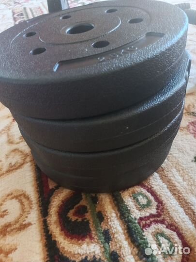 Гантели разборные 20 кг, совершенно новые