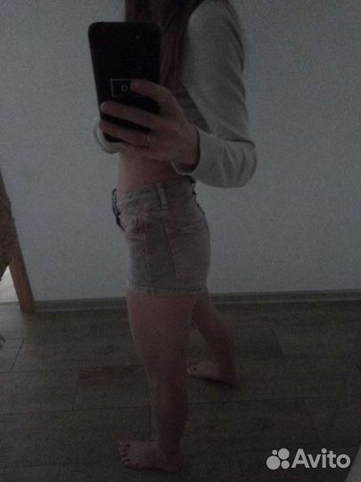 Джинсовые микро шорты 25 Topshop (Великобритания)