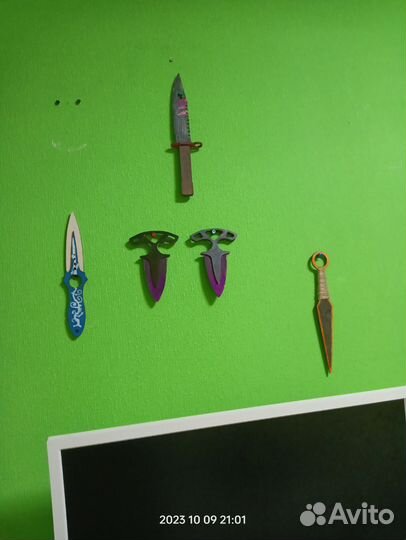 Ножи из стендофф 2 деревянные