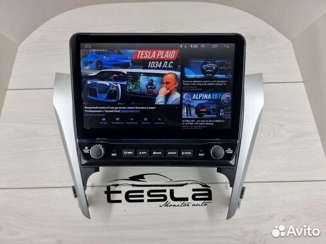 Магнитола Тесла Camry v50-55 Камри android 10