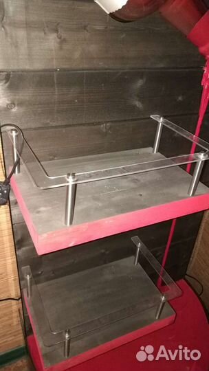 Стойка для дачи с подсветкой