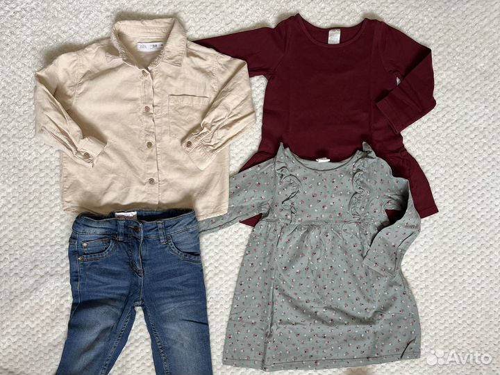 Одежда на девочку 86 92 пакетом