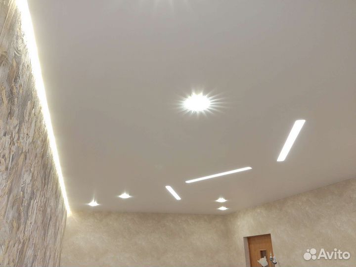 Матовые натяжные потолки