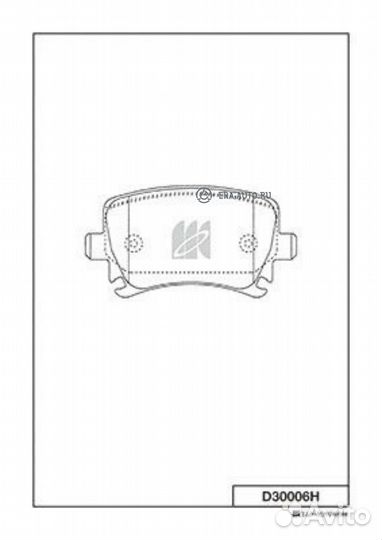 Kashiyama D30006H Disk Brake Pads