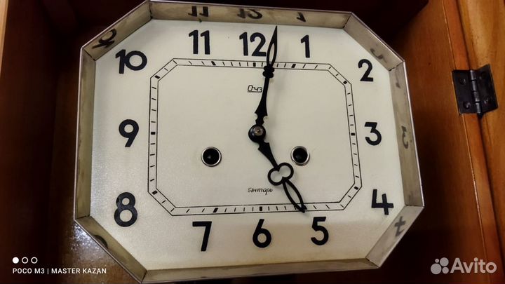 Настенные часы с боем очз Янтарь
