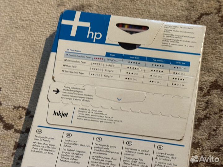 Фотобумага HP Satin Matt 10 х 15 (60 листов)