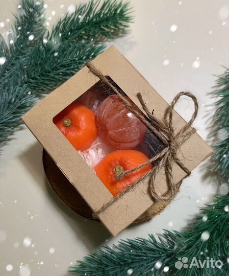 Набор мыла ручной работы, Новый год