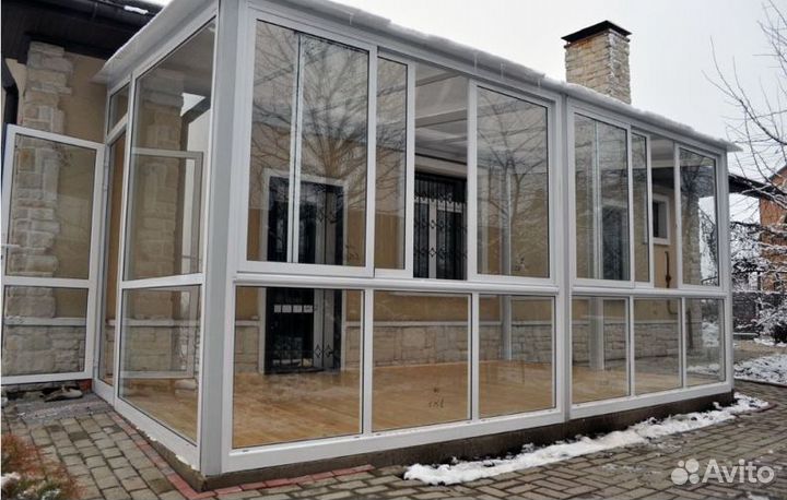 Остекление веранды под заказ