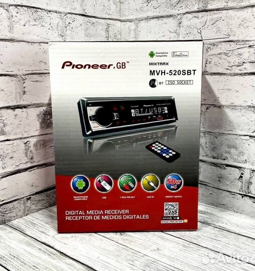 Магнитола Pioneer 520 bt